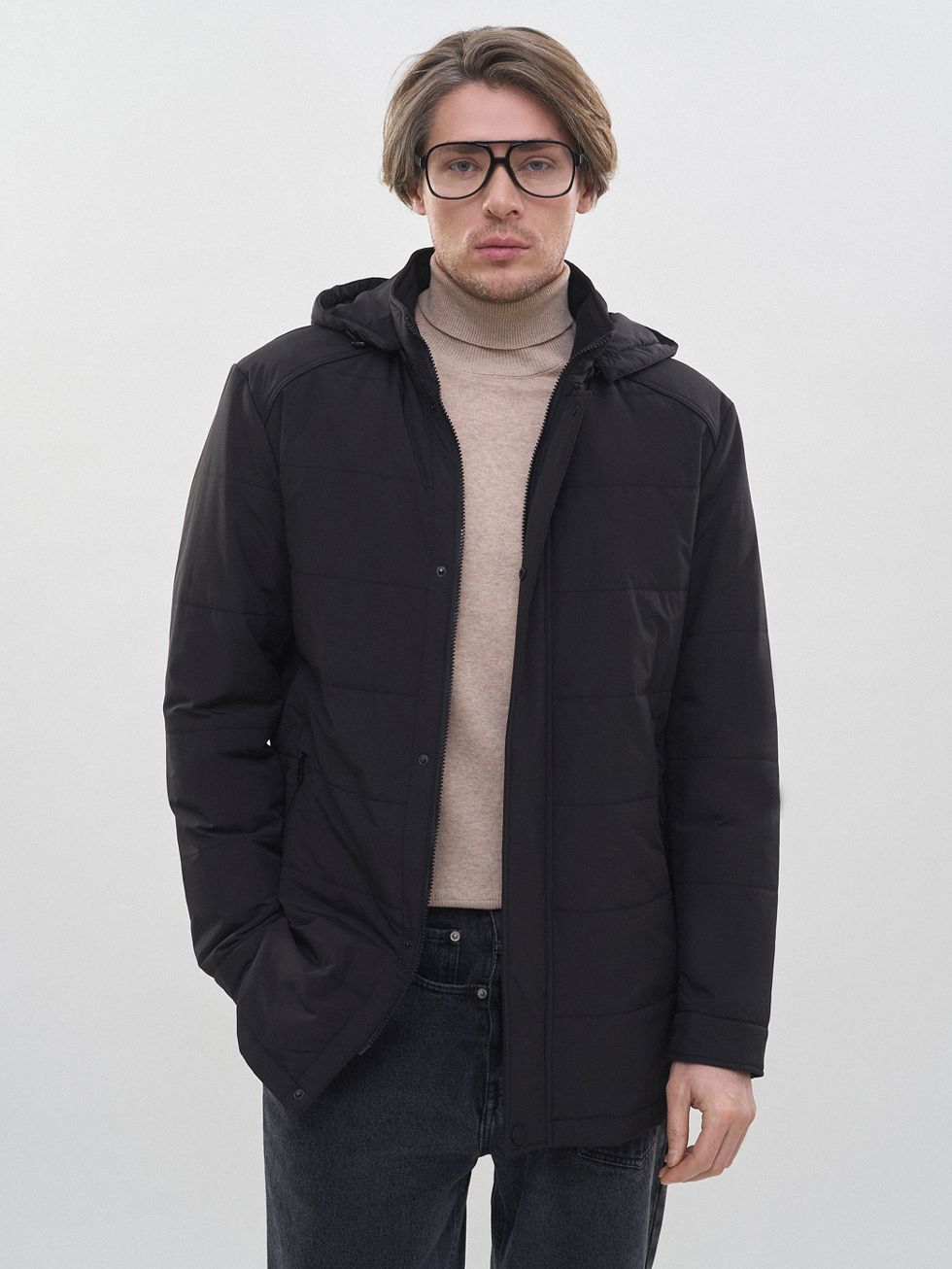 ВЕТРОВКА МУЖСКАЯ, ЧЕРНАЯ