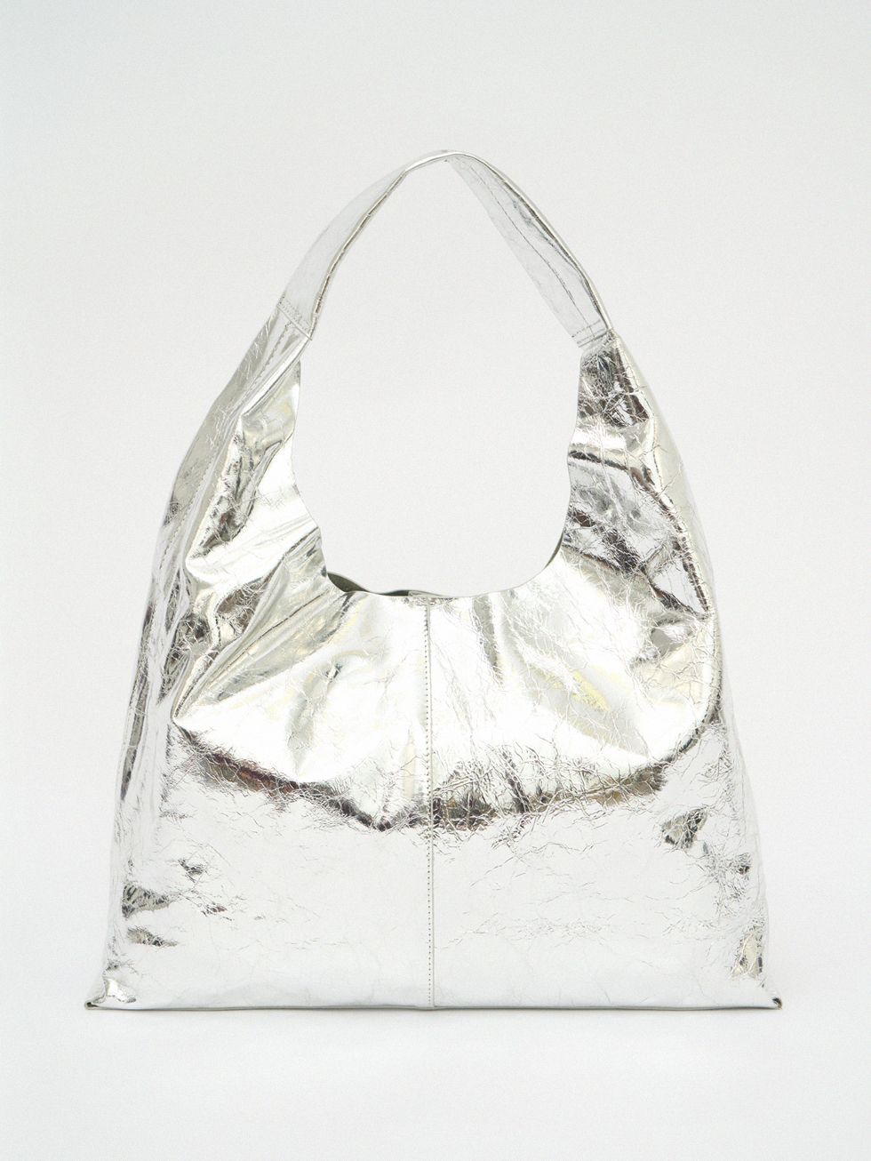 СУМКА ЖЕНСКАЯ, СЕРАЯ МЕТАЛЛИК