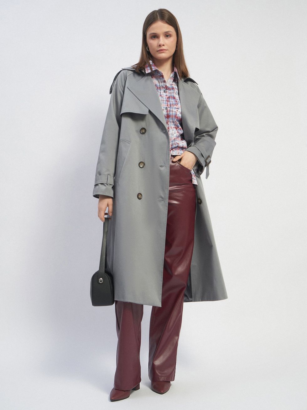 ТРЕНЧ ЖЕНСКИЙ, СЕРЫЙ