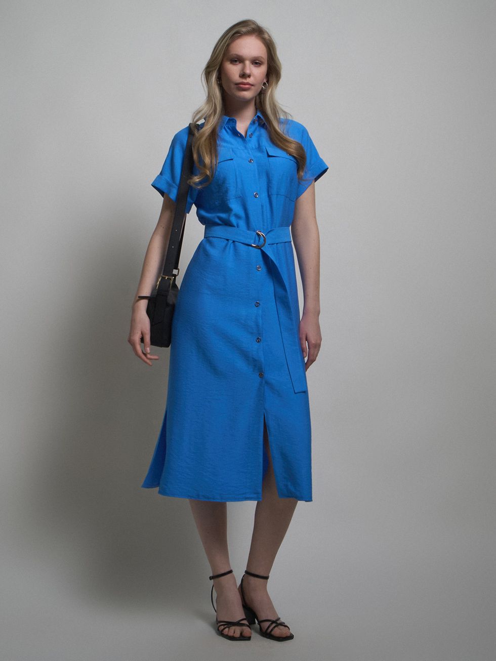 ПЛАТЬЕ ЖЕНСКОЕ, ГОЛУБОЕ