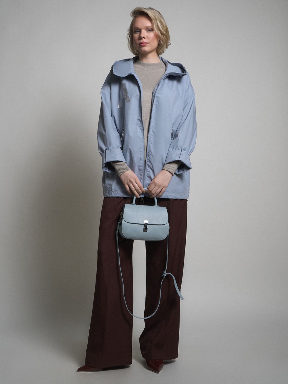 ВЕТРОВКА ЖЕНСКАЯ, ГОЛУБАЯ