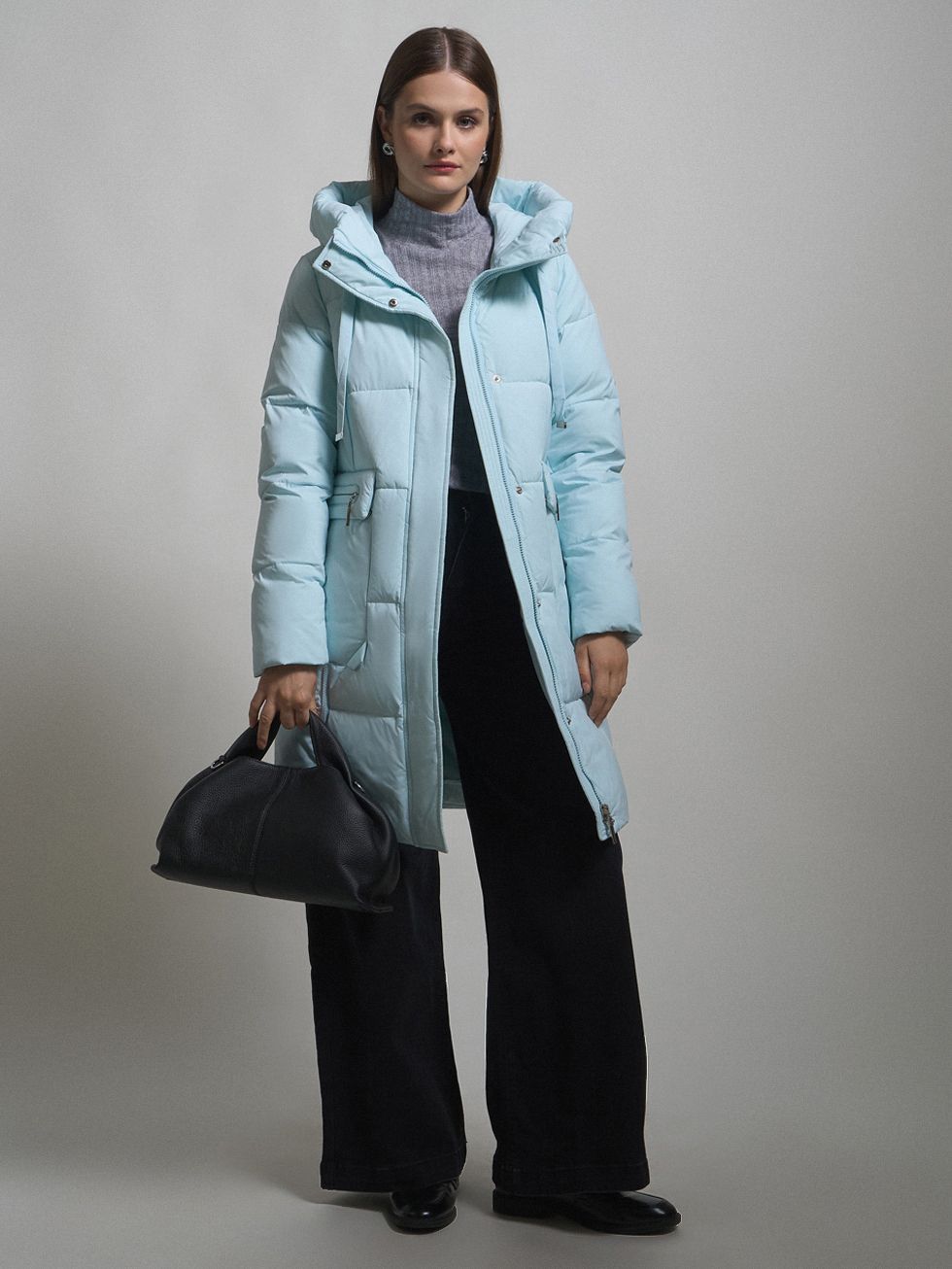 ПУХОВИК ЖЕНСКИЙ, ГОЛУБОЙ