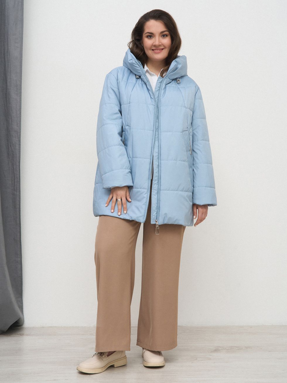 ВЕТРОВКА ЖЕНСКАЯ, ГОЛУБАЯ