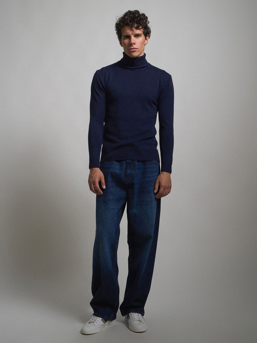 ДЖЕМПЕР МУЖСКОЙ, ТЕМНО-СИНИЙ