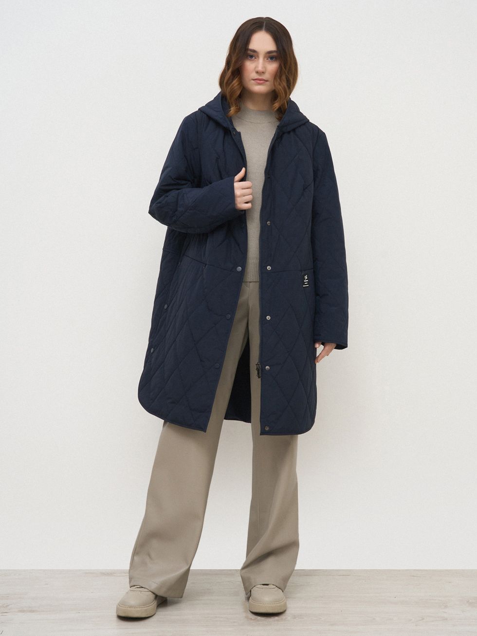 ВЕТРОВКА ЖЕНСКАЯ, ТЕМНО-СИНЯЯ