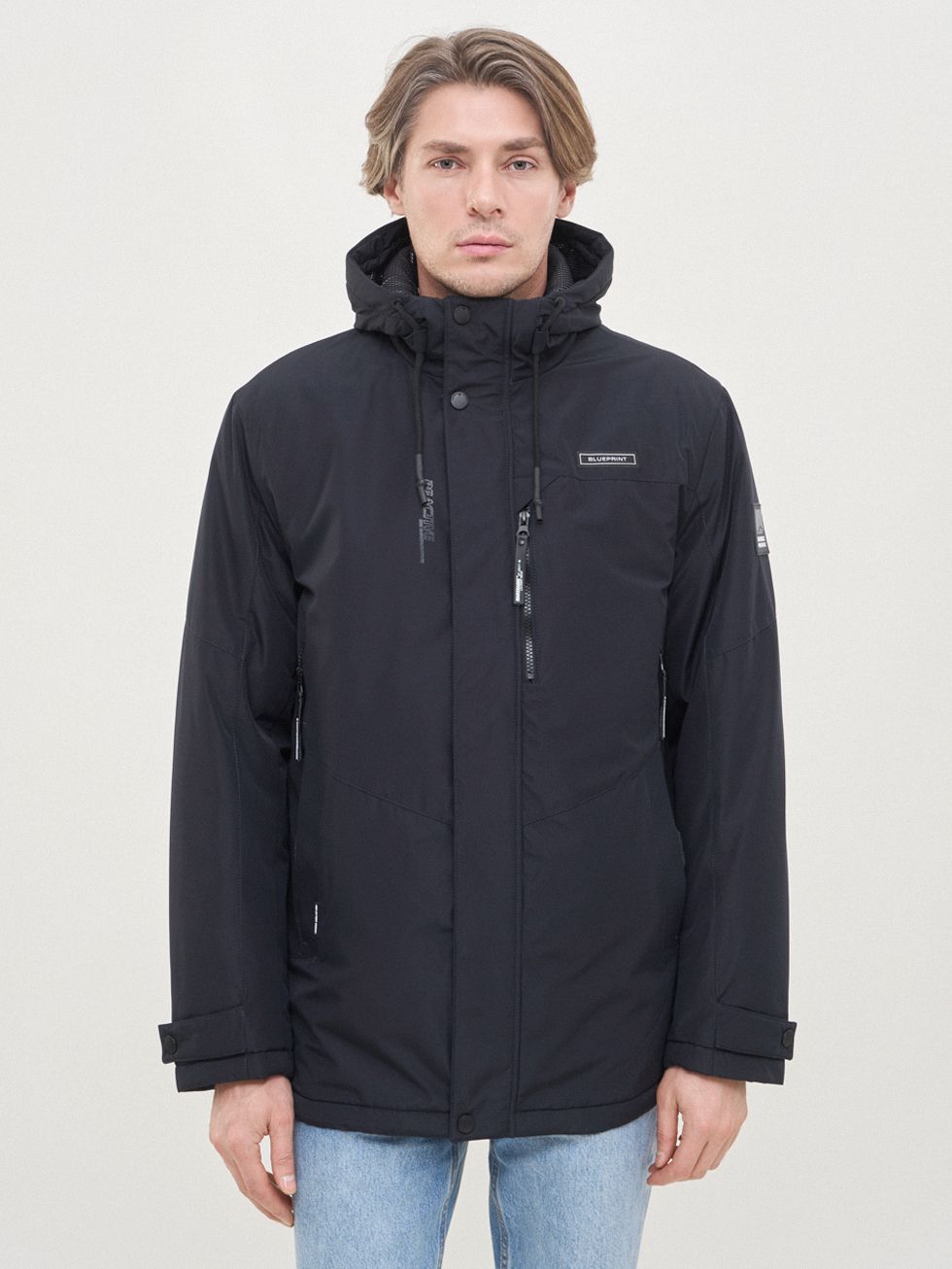 ВЕТРОВКА МУЖСКАЯ, ТЕМНО-СИНЯЯ