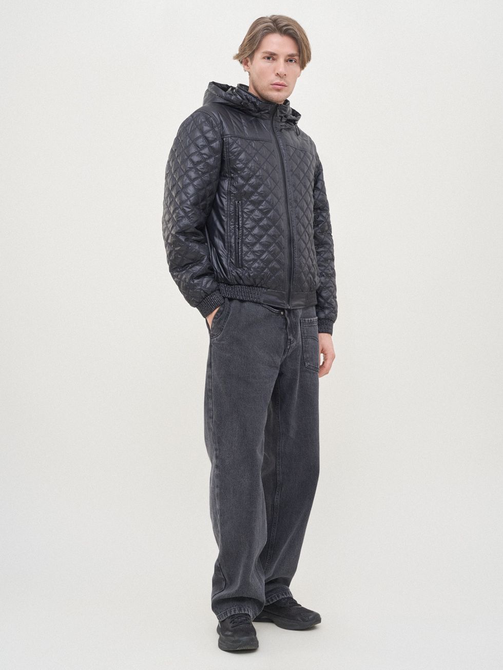 ВЕТРОВКА МУЖСКАЯ, ТЕМНО-СИНЯЯ