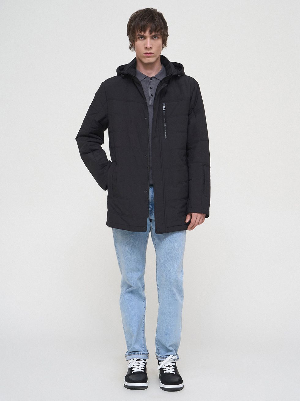 ВЕТРОВКА МУЖСКАЯ, ТЕМНО-СИНЯЯ