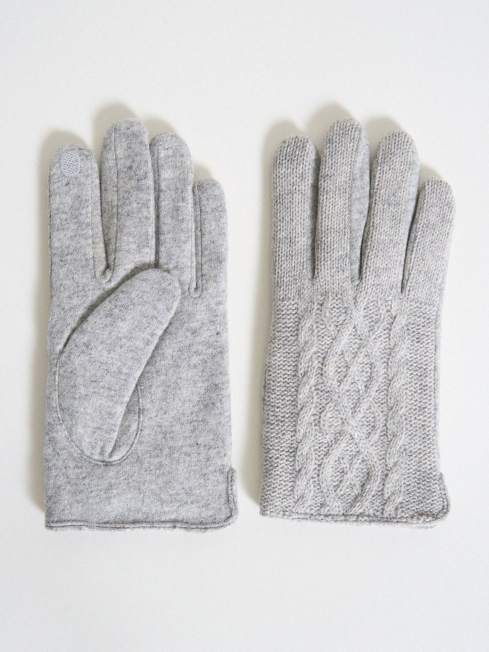 ПЕРЧАТКИ МУЖСКИЕ, СВЕТЛО-СЕРЫЕ