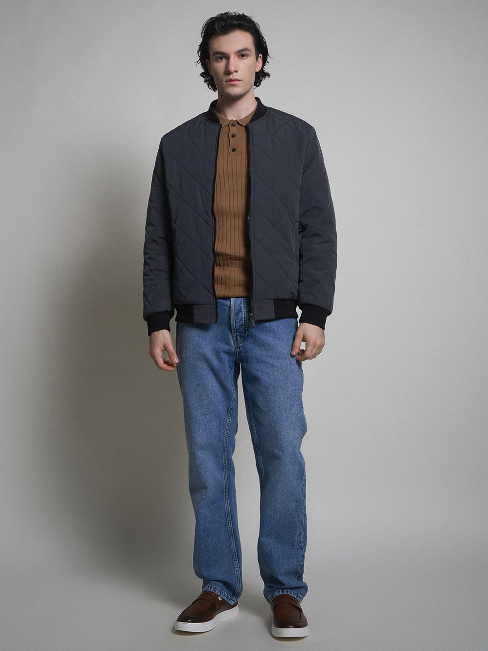 ВЕТРОВКА МУЖСКАЯ, ТЕМНО-СЕРАЯ