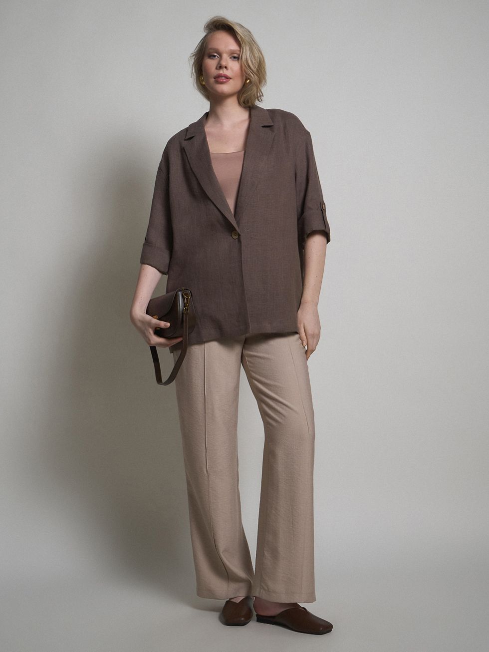 ЖАКЕТ ЖЕНСКИЙ, ТЕМНО-СЕРЫЙ