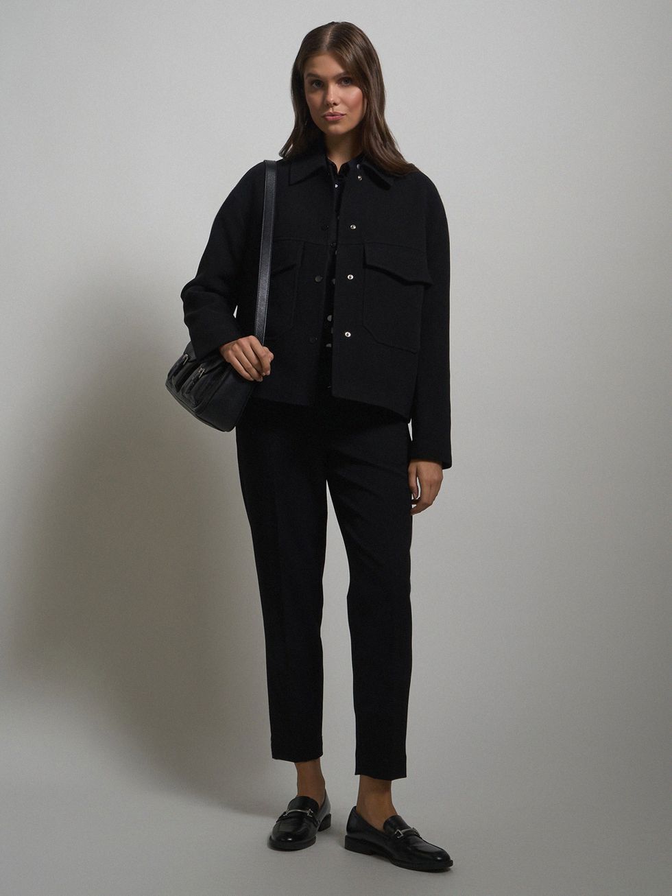 ТЕКСТИЛЬНАЯ КУРТКА ЖЕНСКАЯ, ТЕМНО-СЕРАЯ