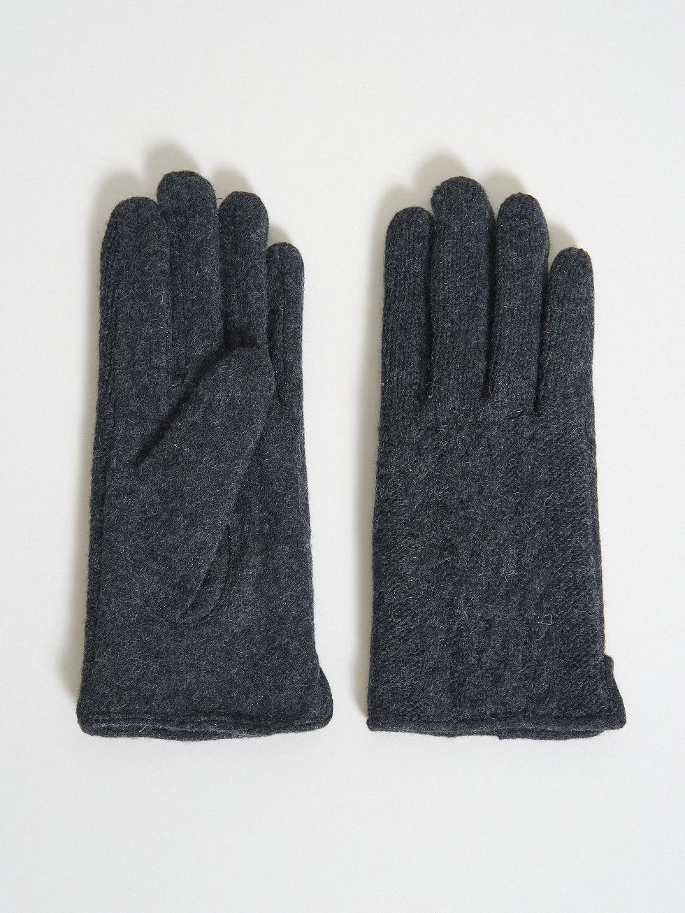 ПЕРЧАТКИ МУЖСКИЕ, ТЕМНО-СЕРЫЕ