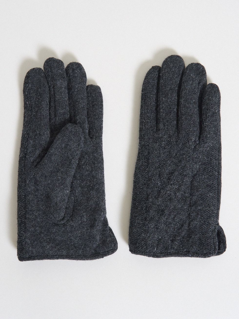 ПЕРЧАТКИ МУЖСКИЕ, ТЕМНО-СЕРЫЕ