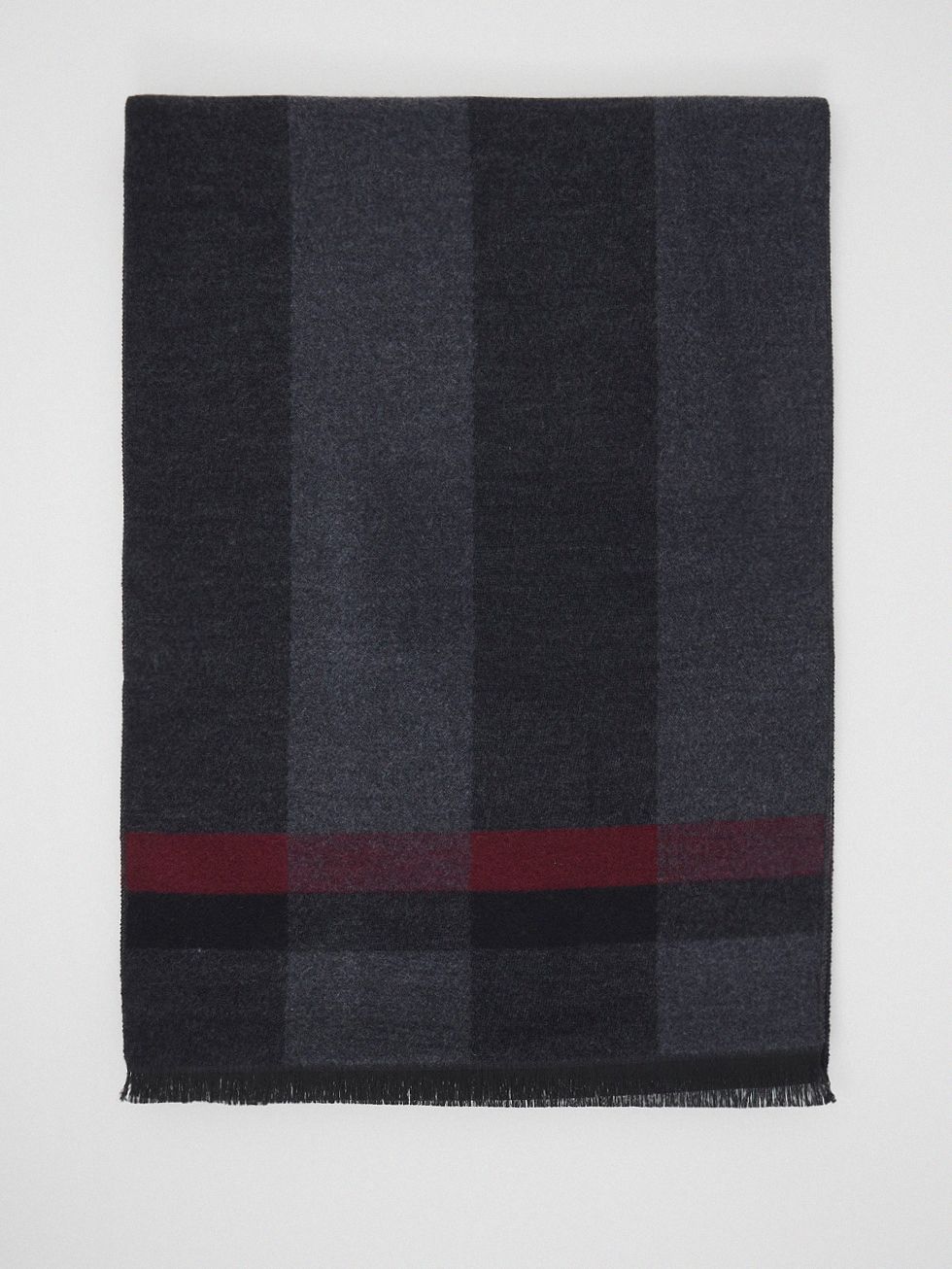 ШАРФ МУЖСКОЙ, ТЕМНО-СЕРЫЙ