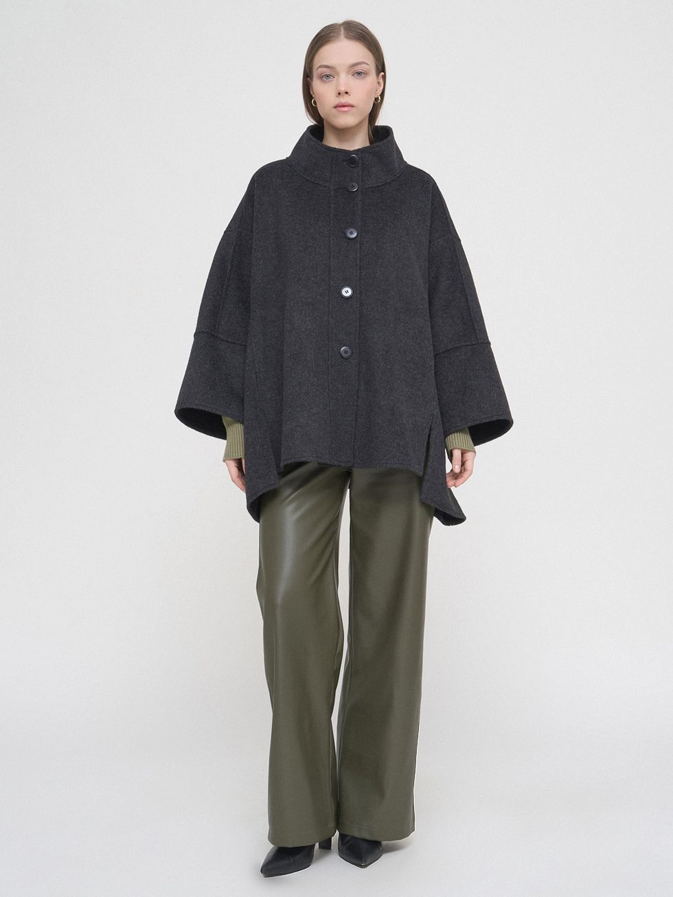 ТЕКСТИЛЬНАЯ КУРТКА ЖЕНСКАЯ, ТЕМНО-СЕРАЯ