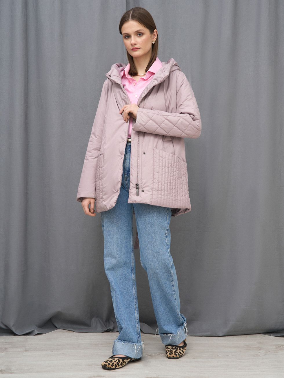 ВЕТРОВКА ЖЕНСКАЯ, СВЕТЛО-ФИОЛЕТОВАЯ