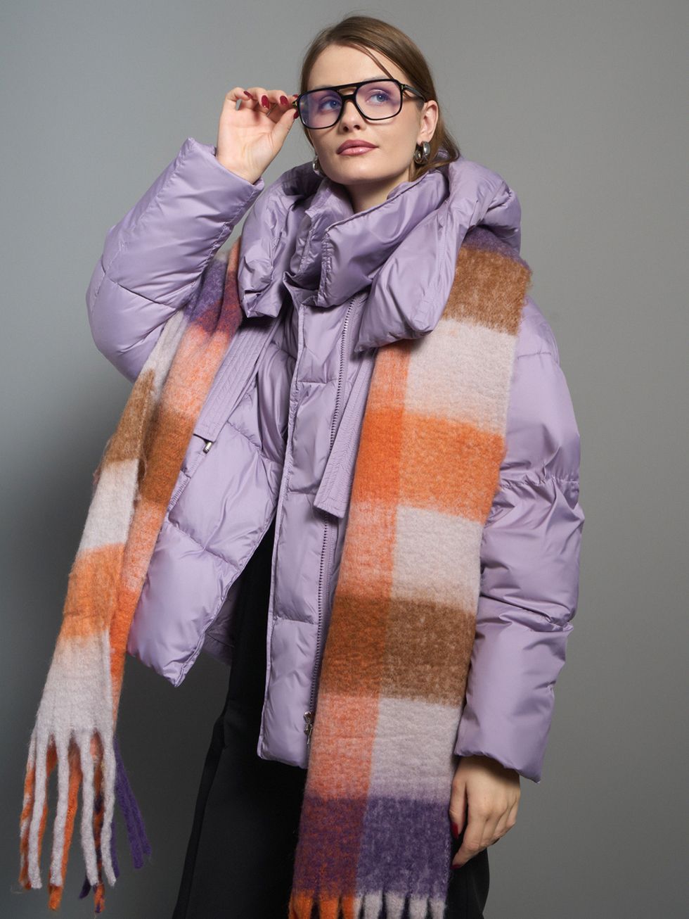 ПУХОВИК ЖЕНСКИЙ, СВЕТЛО-ФИОЛЕТОВЫЙ