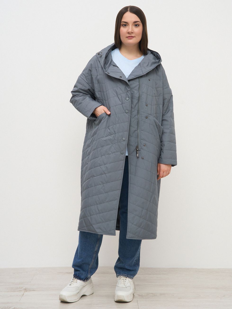 ВЕТРОВКА ЖЕНСКАЯ, СЕРАЯ