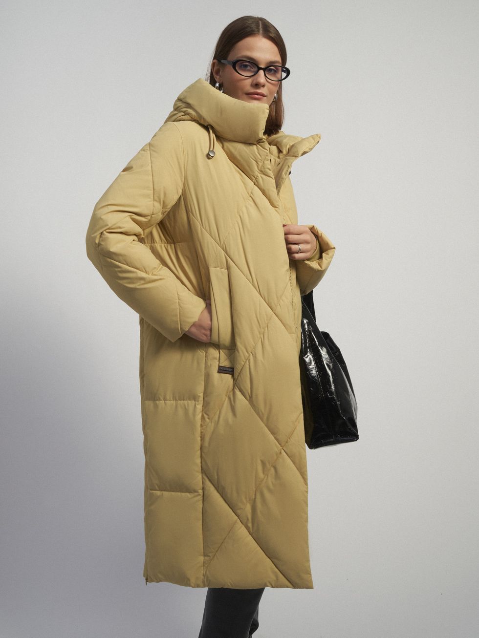 ПУХОВИК ЖЕНСКИЙ, ЖЕЛТЫЙ