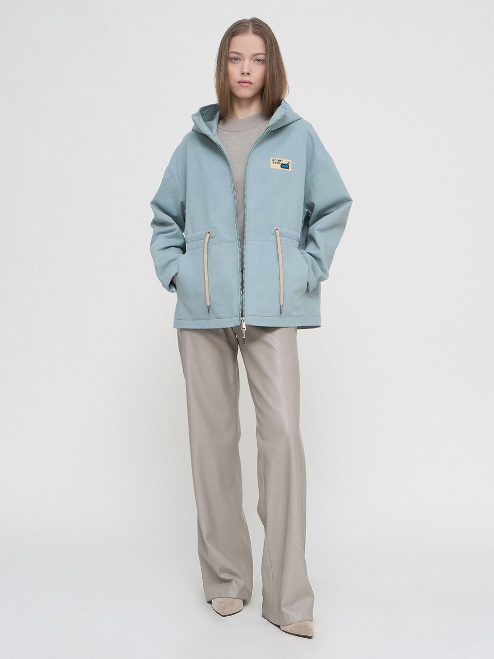 ВЕТРОВКА ЖЕНСКАЯ, СВЕТЛО-ЗЕЛЕНАЯ