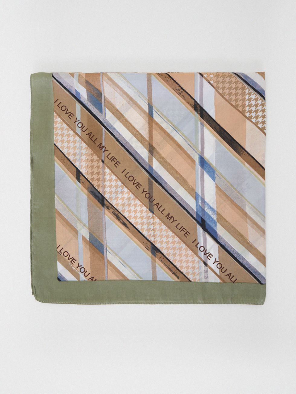 ШАРФ ЖЕНСКИЙ, СВЕТЛО-ЗЕЛЕНЫЙ