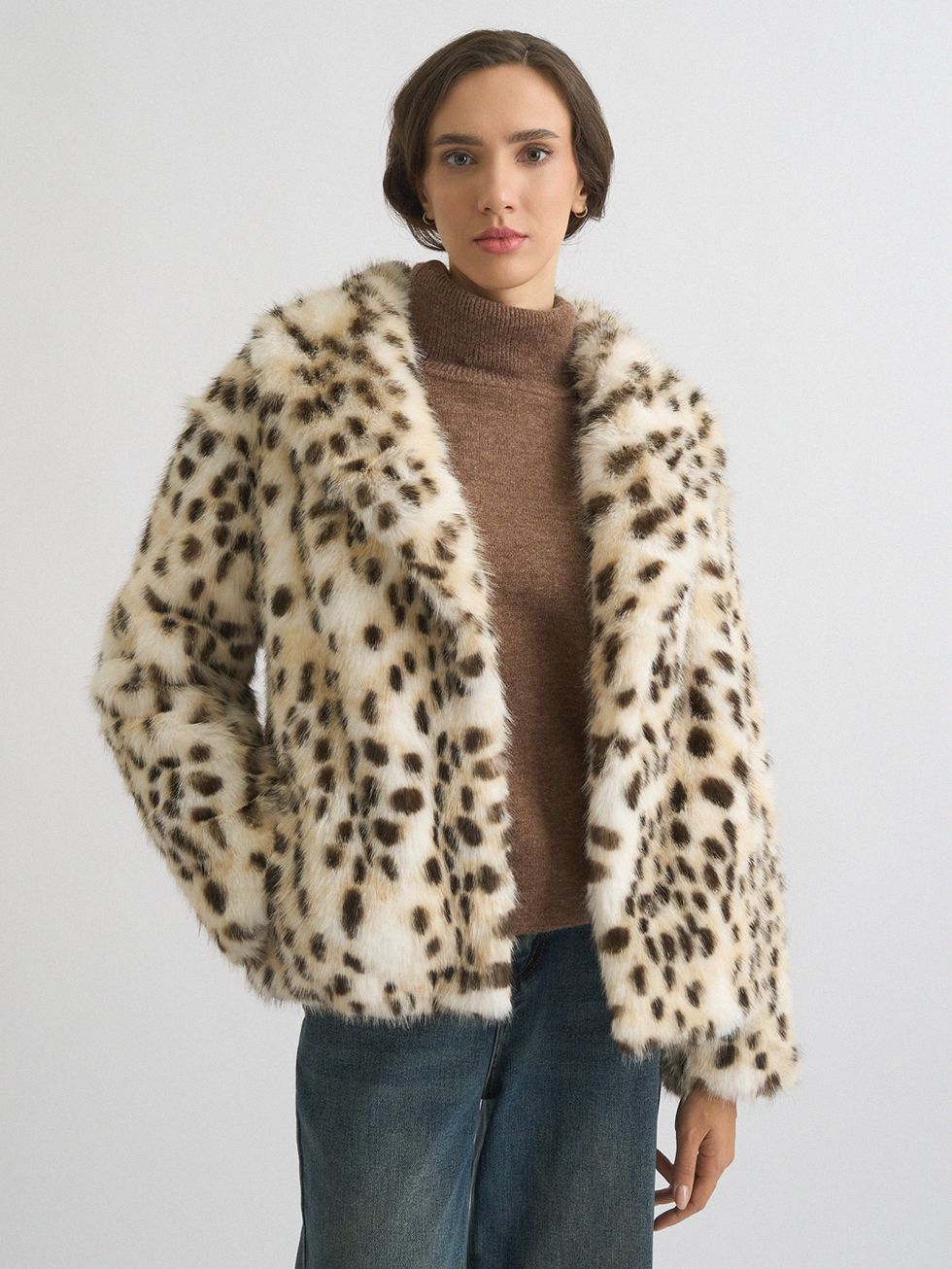 ШУБА МУЛЬТИКОЛОР, ЭКО-МЕХ