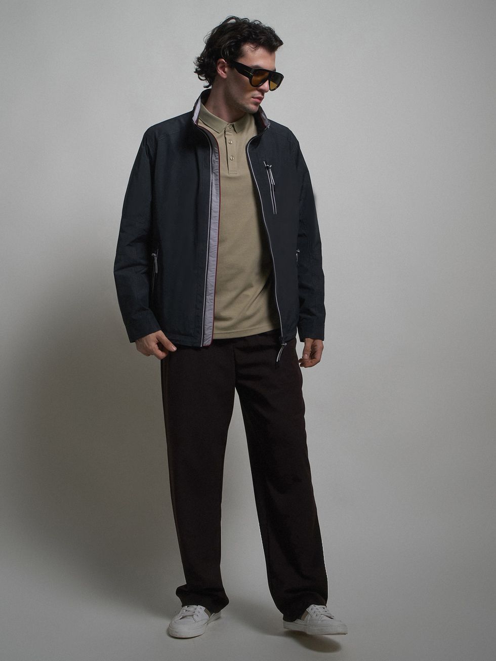 ВЕТРОВКА МУЖСКАЯ, ТЕМНО-ЗЕЛЕНАЯ