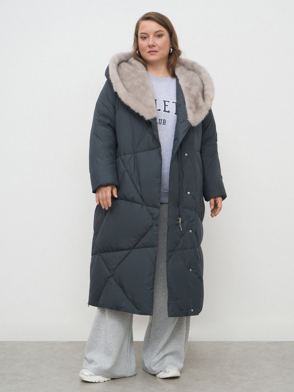 ПУХОВИК ЖЕНСКИЙ, ТЕМНО-ЗЕЛЕНЫЙ