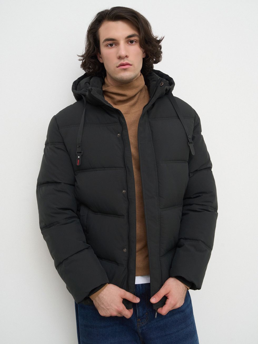 ПУХОВИК МУЖСКОЙ, ТЕМНО-ЗЕЛЕНЫЙ