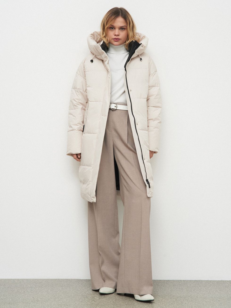 ПУХОВИК ЖЕНСКИЙ, КРЕМОВЫЙ