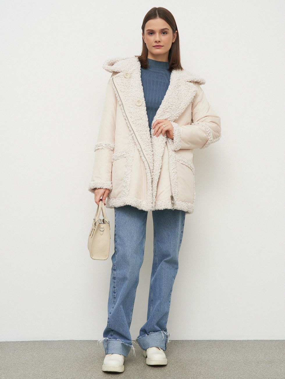 ПУХОВИК ЖЕНСКИЙ, КРЕМОВЫЙ