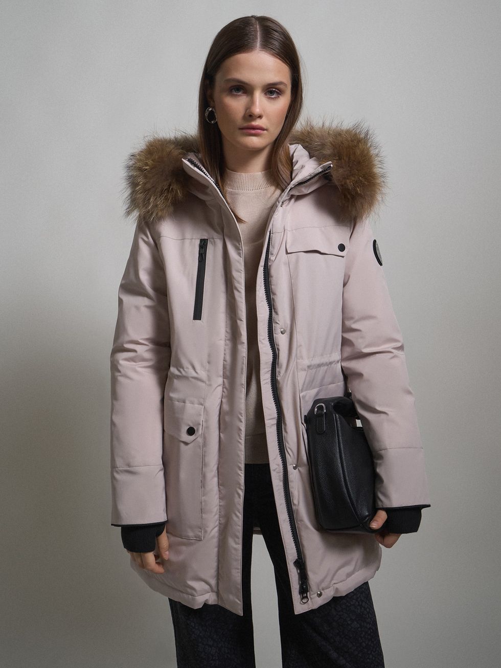 ПАРКА ЖЕНСКАЯ, КРЕМОВАЯ