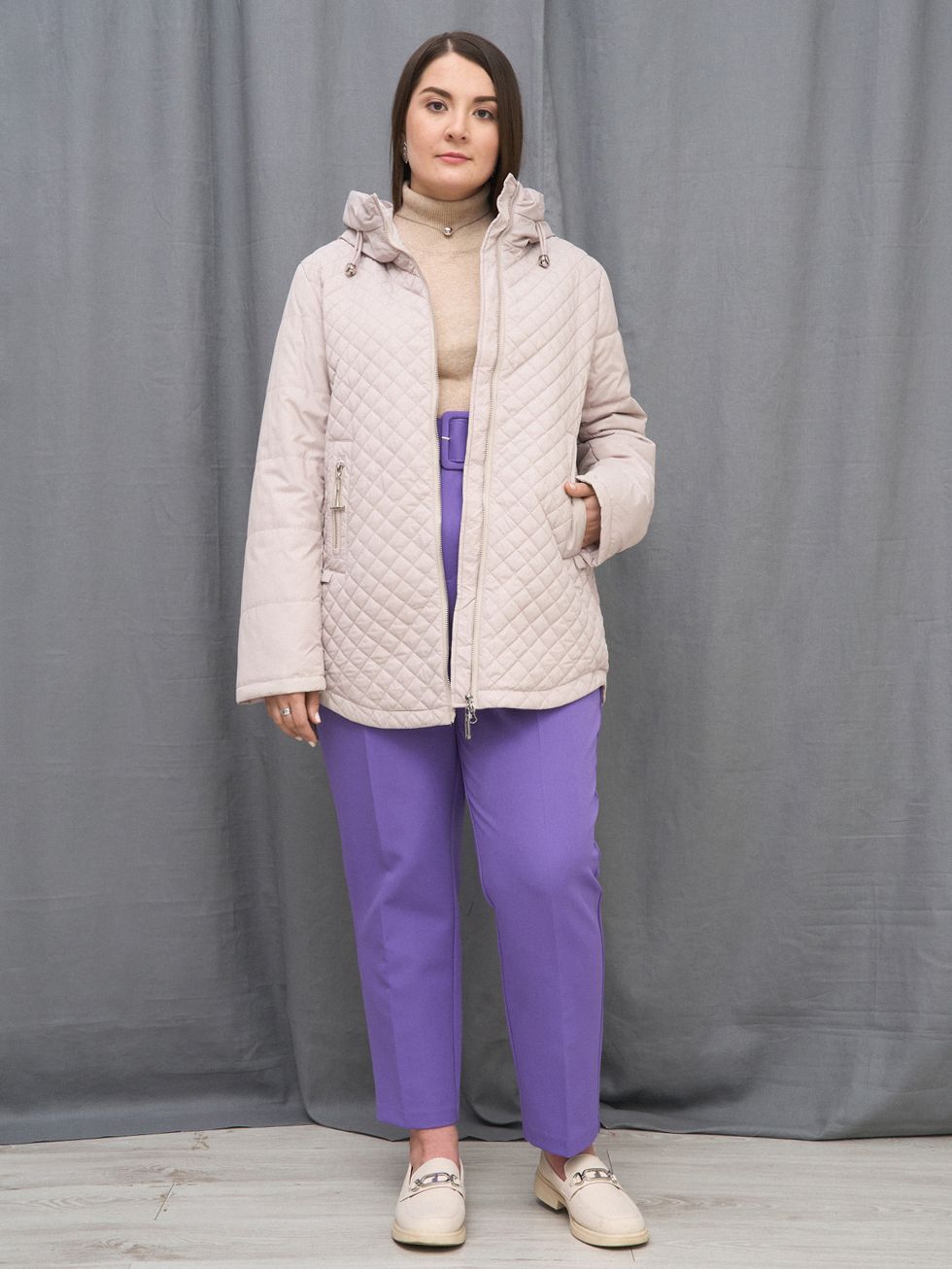 ВЕТРОВКА ЖЕНСКАЯ, КРЕМОВАЯ