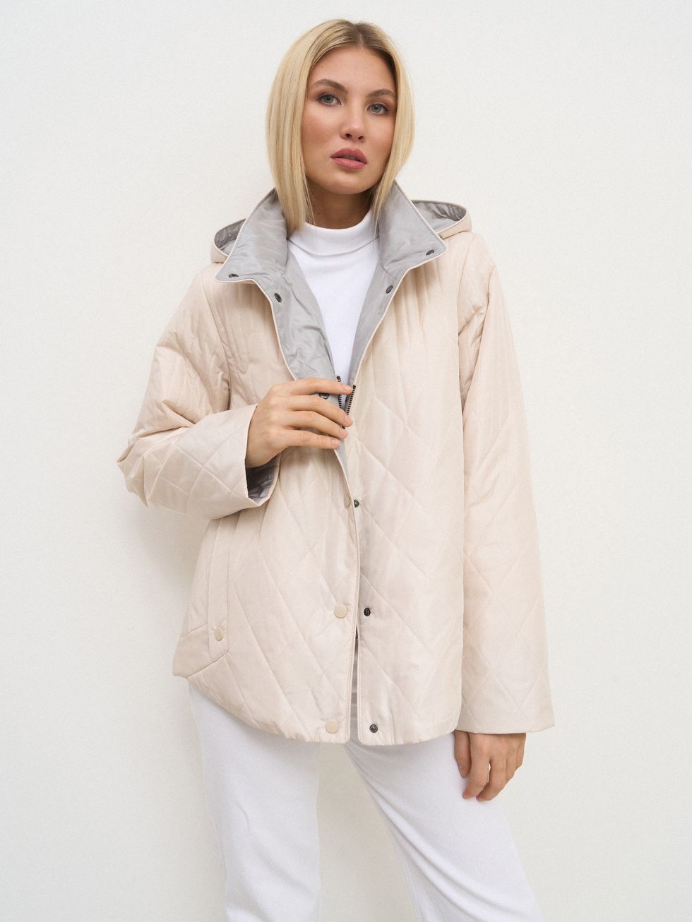 ВЕТРОВКА ЖЕНСКАЯ, КРЕМОВАЯ