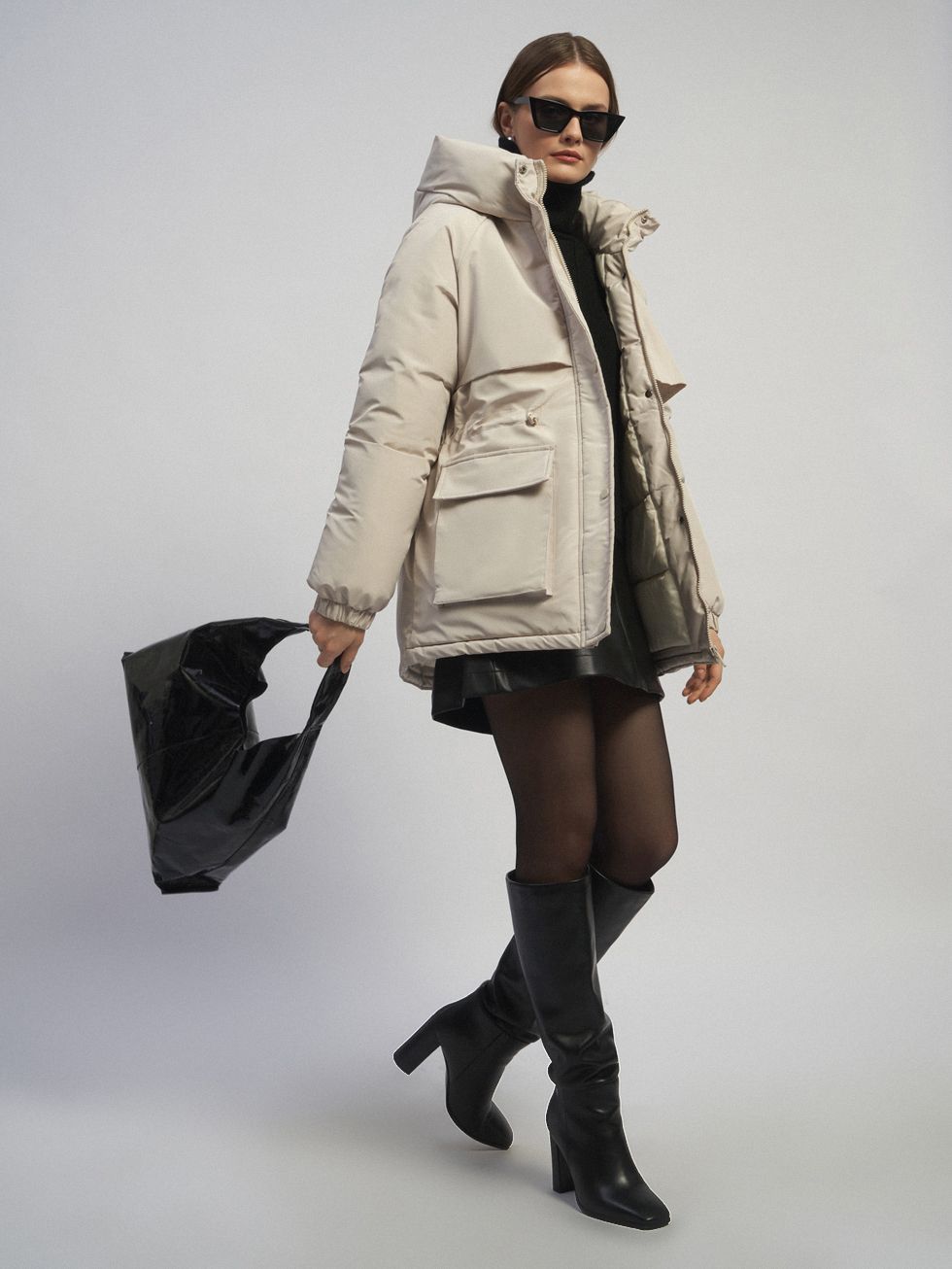 ПАРКА ЖЕНСКАЯ, КРЕМОВАЯ