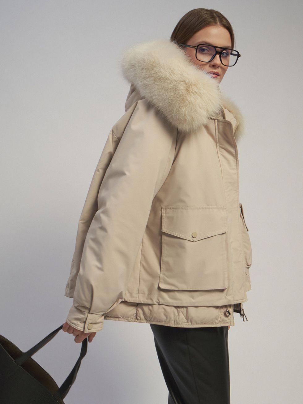 ПУХОВИК ЖЕНСКИЙ, КРЕМОВЫЙ