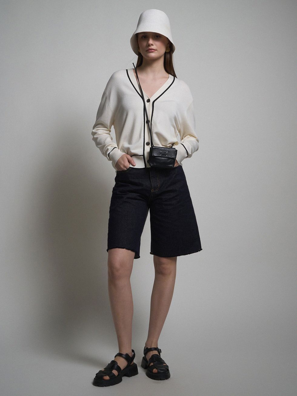 КАРДИГАН ЖЕНСКИЙ, КРЕМОВЫЙ