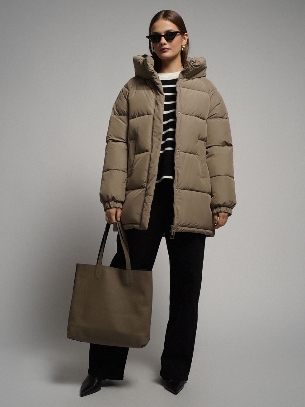 ПУХОВИК ЖЕНСКИЙ, ХАКИ