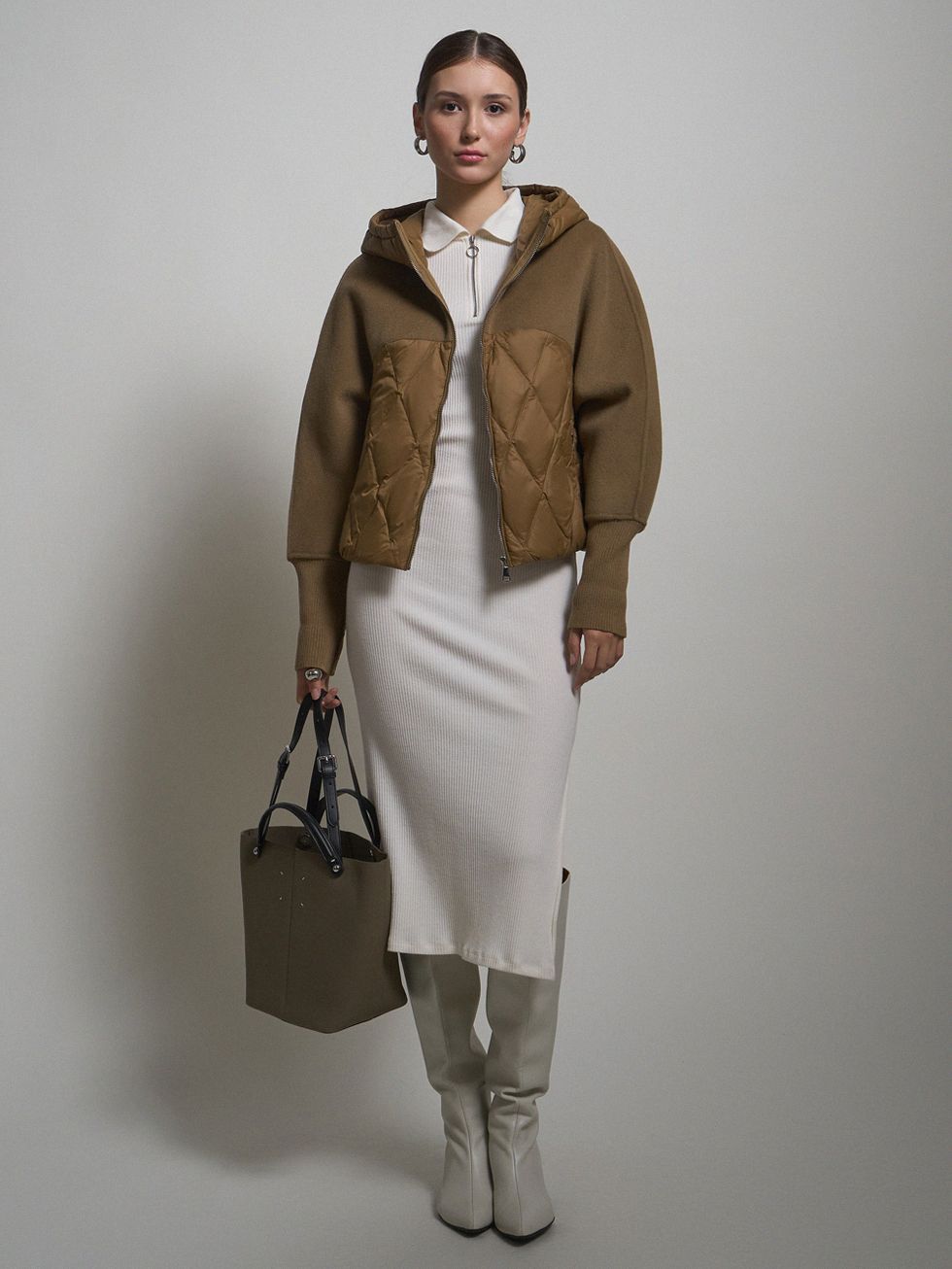 ПУХОВИК ЖЕНСКИЙ, ХАКИ