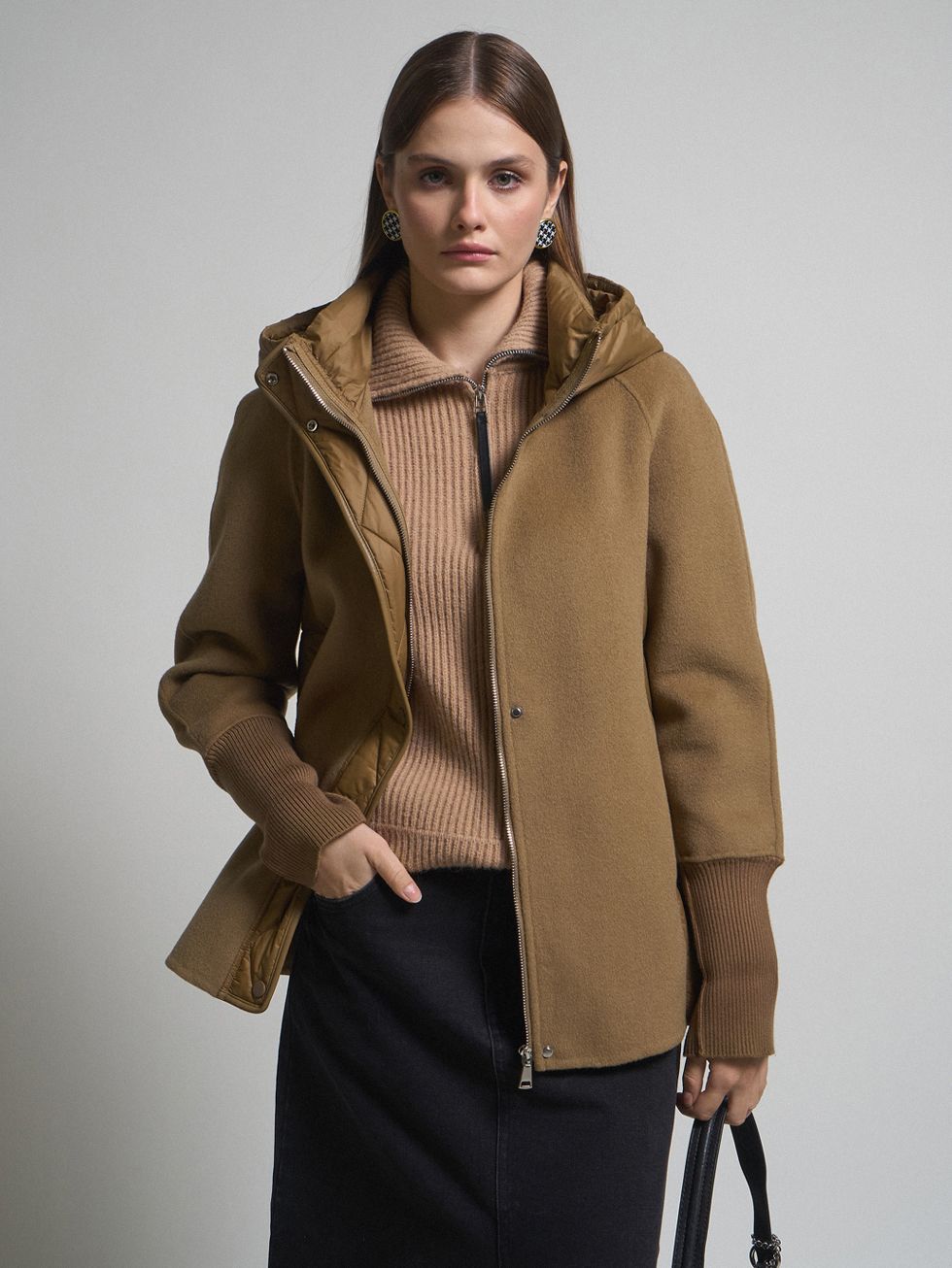 ПУХОВИК ЖЕНСКИЙ, ХАКИ