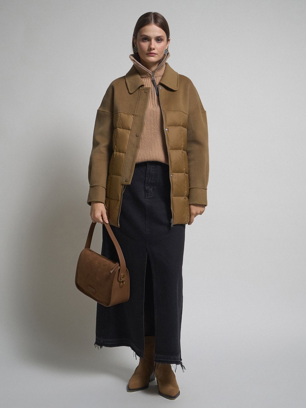 ПУХОВИК ЖЕНСКИЙ, ХАКИ