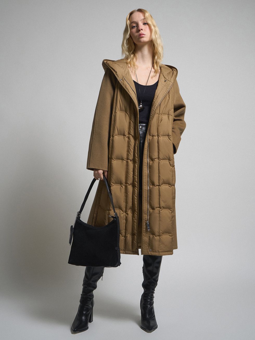 ПУХОВИК ЖЕНСКИЙ, ХАКИ