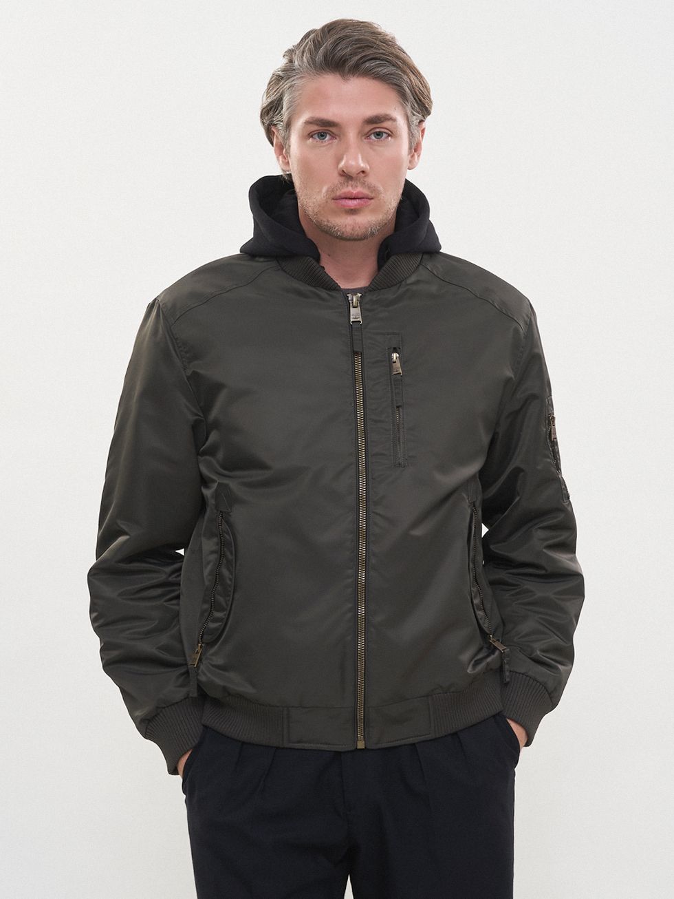 ВЕТРОВКА МУЖСКАЯ, ХАКИ