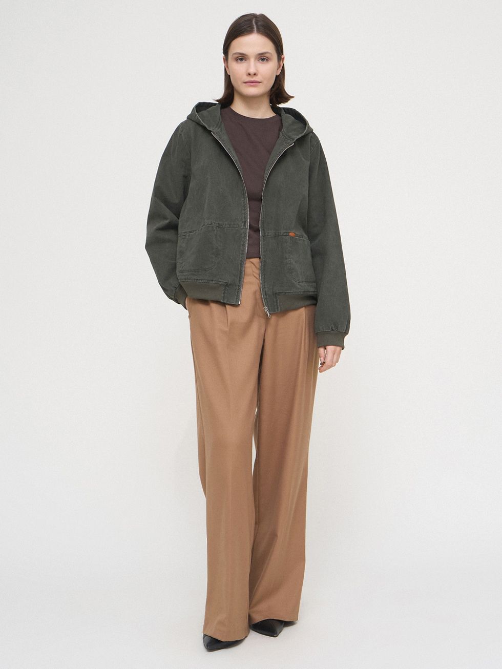 ВЕТРОВКА ЖЕНСКАЯ, ХАКИ